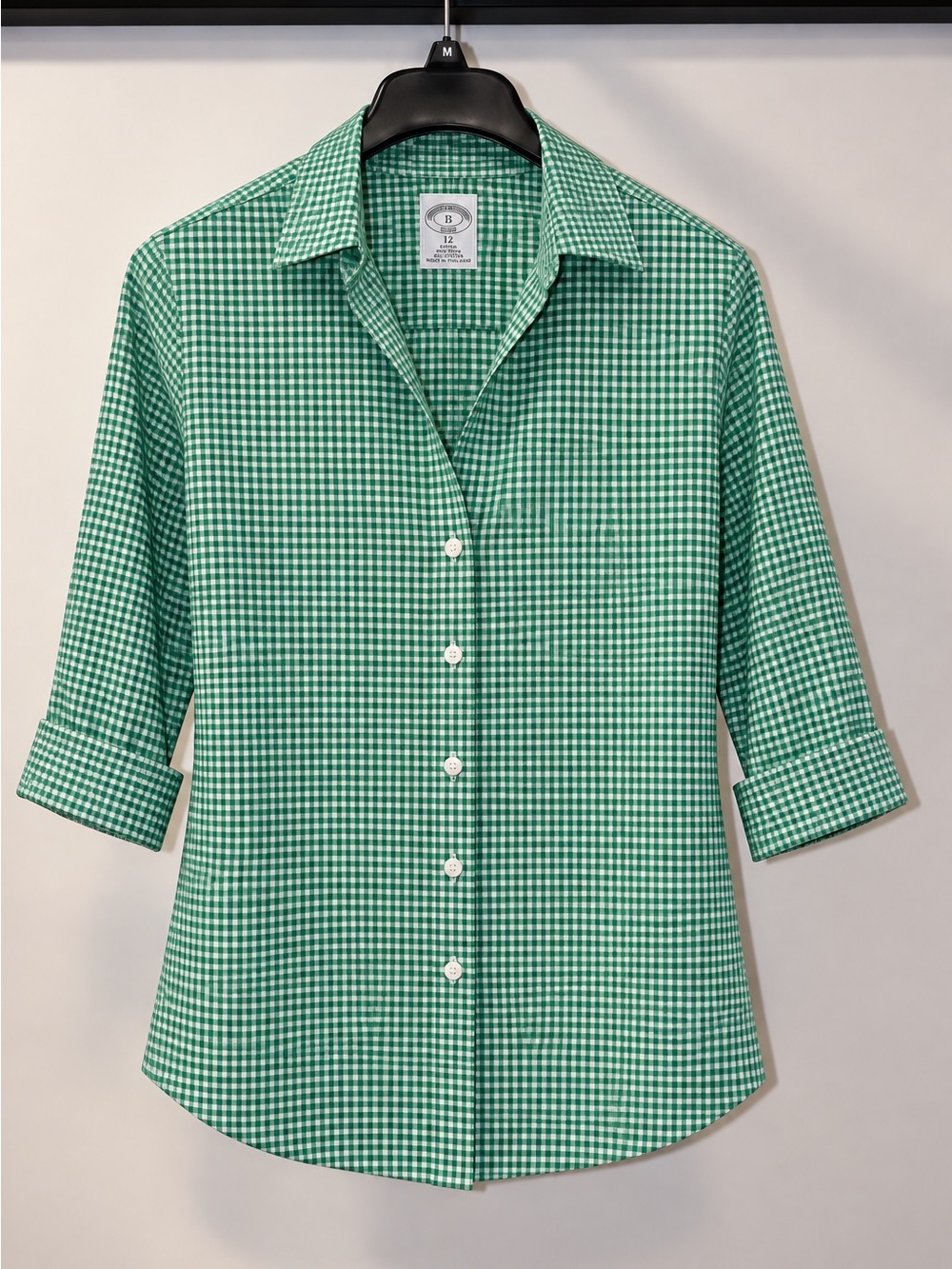 Brooks Brothers Light Mint Green Button-Down Women's Shirt